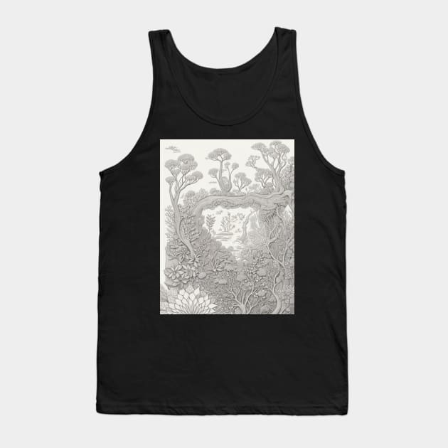 Natural Wonders Unveiled Pattern Tank Top by JEWEBIE